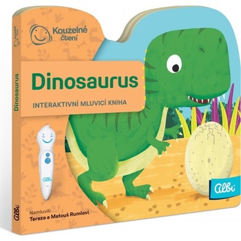 Albi Kúzelné čítania interaktívnej minikniha s výsekom Dinosaurus