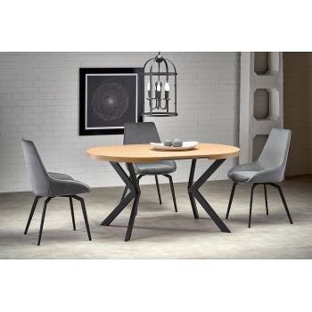 Halmar Разтегателна маса peroni златен дъб / черно