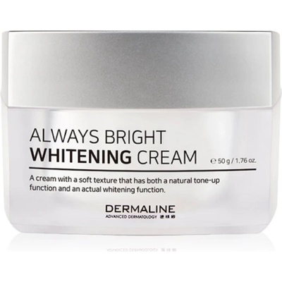 DERMALINE Always Bright Whitening Cream озаряващ крем за лице 50 гр