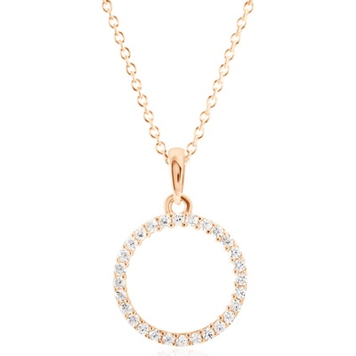 Gemmax Řetízek s přívěskem z růžového zlata Z6270 GLSRB-24041-19161