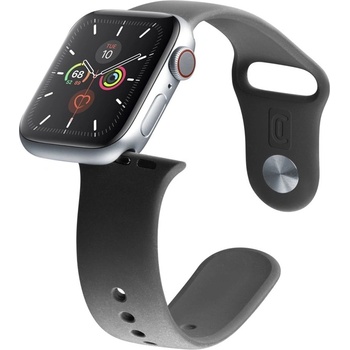 Cellularline Каишка за смарт гривна Cellularline Urban 42/44mm, за Apple Watch, силиконова, черна