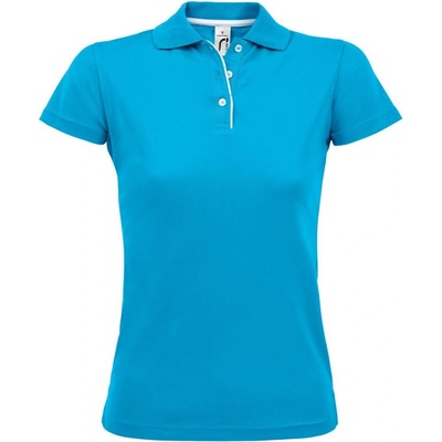 SOL's Collection Polokošile Performer Women sportovní krátký rukáv dámská COT-25119802201 Aqua