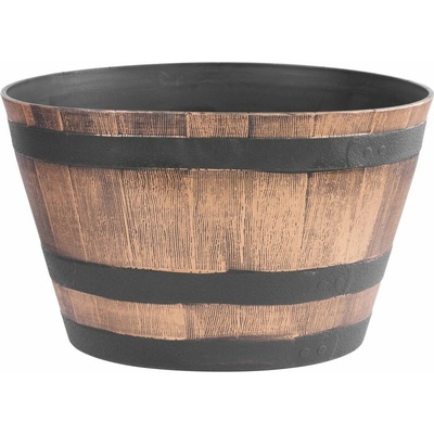 Strend Květináč Pro Woodeff 52x30 cm zlatý efekt dřeva