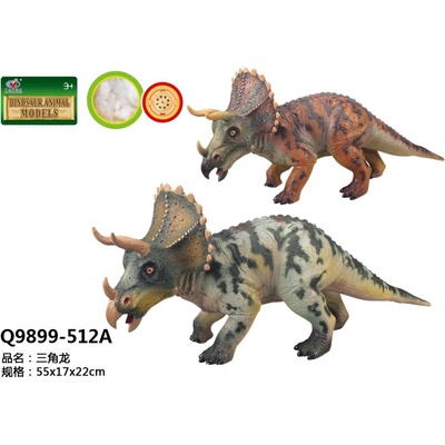 Alltoys Dinosaurus měkký Tricertops 55 cm