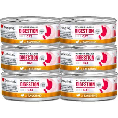 Disugual Veterinary Digestion Turkey dospelý 6 x 80 g