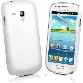 Samsung I8190 Galaxy S III mini Твърд Капак Бял + Протектор