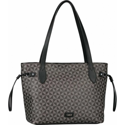 Gabor Gabor kabelka Barina zip shopper mixed brown 8441-133 černá