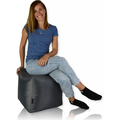 Primabag Cube nylon 40x40 cm tmavě šedá
