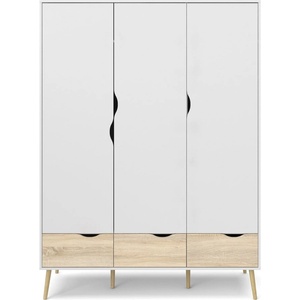 Tvilum Бял гардероб 147x200 cm Oslo - Tvilum (75468P49ak)