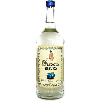 Frucona Gazdova Slivka 40% 1 l (čistá fľaša)