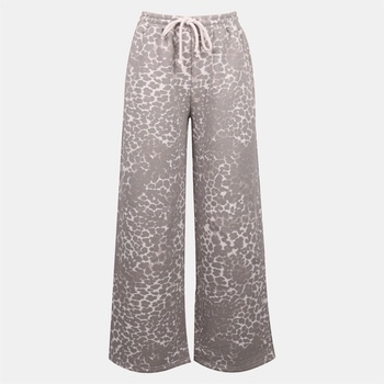 Miso Анцуг Miso Women's Leopard Open Hem Fleece Joggers - Leopard