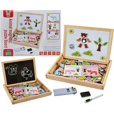 CreativeToys Drevená náučná tabuľa