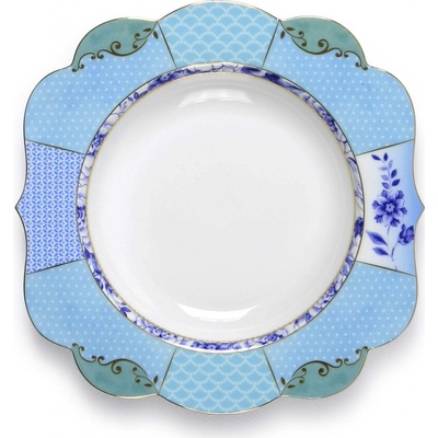 Pip Studio Royal Multi hluboký talíř 23,5 cm modrý