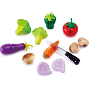 HaPe International Комплект продукти за рязане Hape - Зеленчуци. 9 части. от дърво (H3161) - baby