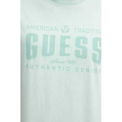 Guess Памучна тениска Guess в зелено с принт M5GI27 KBW41 (M5GI27.KBW41)