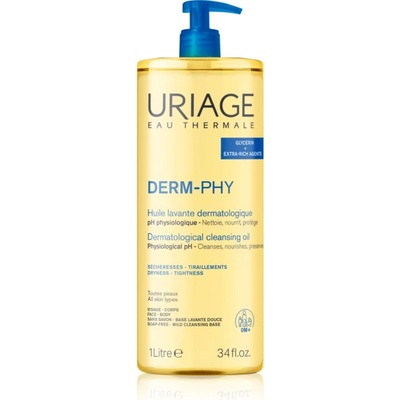 Uriage DERM-PHY Dermatological Cleansing Oil овлажняващ душ гел 1000ml