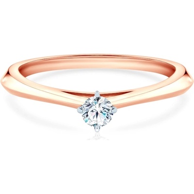 SAVICKI Годежен пръстен The Light: двуцветно злато, диамант