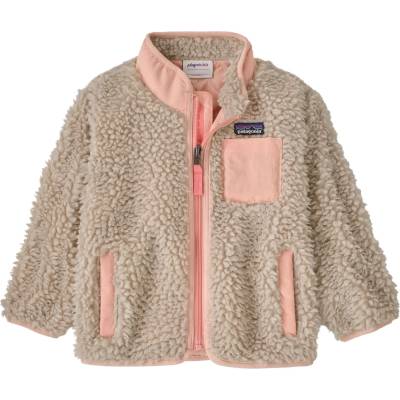 Patagonia Детско поларено яке Patagonia Kid's Baby Retro-X Jacket Casual jacket - Natural / Sunlit Pink - размер 2 Years (703-6202-0614)