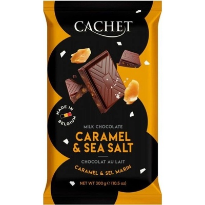 Cachet Mliečna čokoláda 32% karamel a morská soľ 300 g