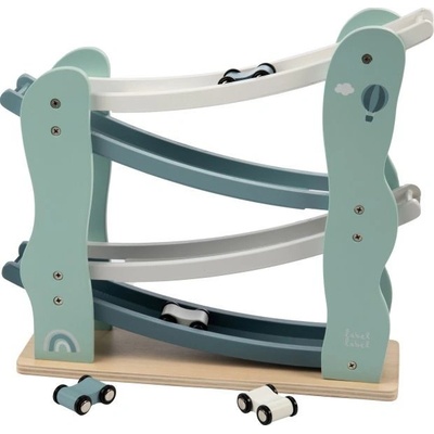 Label dráha pro auta zelená