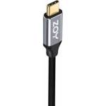 Bezoya USB Cable ZOY USB-C - USB-C 2 m Black-silver (ZCCC2)