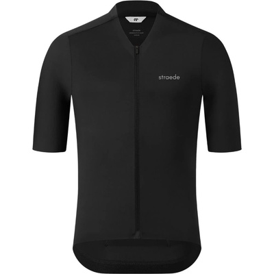 straede Фланелка с къс ръкав за колоездене straede Aerlig Jersey Cycling jersey - Black - размер XL (056-4256-0115)