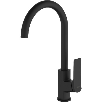 INVENA Смесител за кухня invena neri ЧЕРНА (bz-01-004-l)