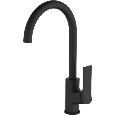 INVENA Смесител за кухня invena neri ЧЕРНА (bz-01-004-l)