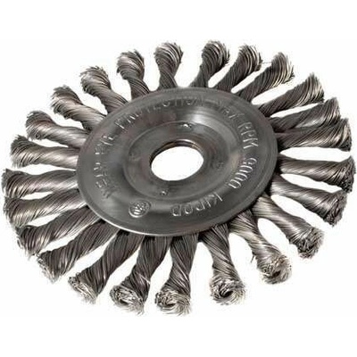 Kartáč okružní copánkový s otvorem 22,2 mm průměr 150 mm, drát 0.5 mm