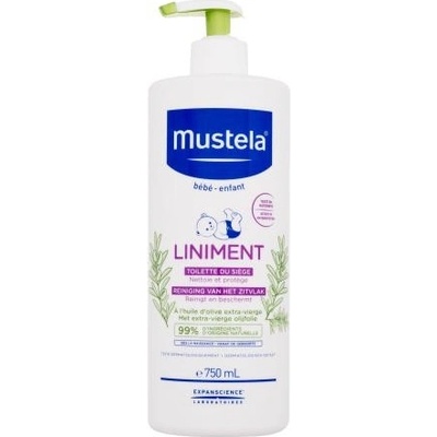Mustela Bébé Liniment jemné čisticí mléko pro děti od narození 750 ml pro děti