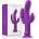 Intense Casanova Vibrator Rabbit Silicone Triple Engine Purple