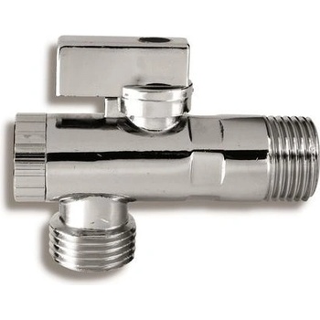 Novaservis Rohový ventil s filtrem, krytkou a kovovou pákou 1/2x3/8 CF3010/10
