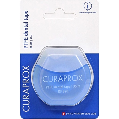 Curaprox DF 820 PTFE dentální nit teflonová 35 m – Zboží Dáma