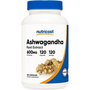 Nutricost Стрес и добро настроение - Ашваганда, 600 mg х 120 капсули (57213 (147101) NC)