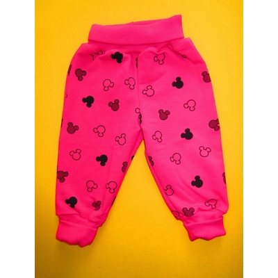 Arex ČR Rostoucí tepláčky s potiskem růžová černá