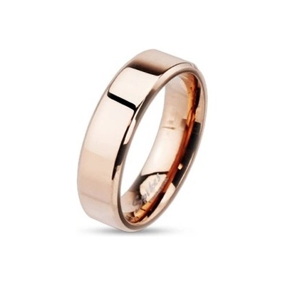 Šperky4U Zlacený ocelový prsten OPR0008 6