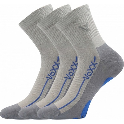 VOXX ponožky Barefootan 3 pár světle šedá