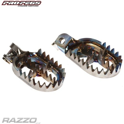 Titanové široké stupačky ProPegs Titanium Footpegs KTM SX SXF EXC 98-16, SX65 03-23, Husqvarna
