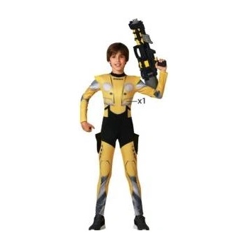 BigBuy Carnival Маскировъчен костюм за деца Робот Жълт Размер 7-9 години