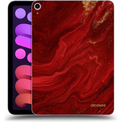 Picasee silikónový prehľadný obal pre Apple iPad mini 2021 6. gen Red