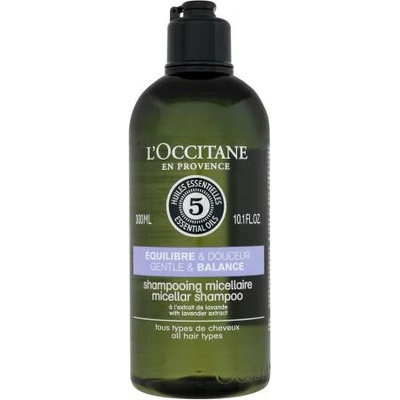 L'Occitane Aromachology Gentle & Balance Micellar Shampoo 300 ml мицеларен шампоан за поддържане на естествен баланс на скалпа за жени