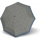 Skladací mini dáždnik s bodkami šedá