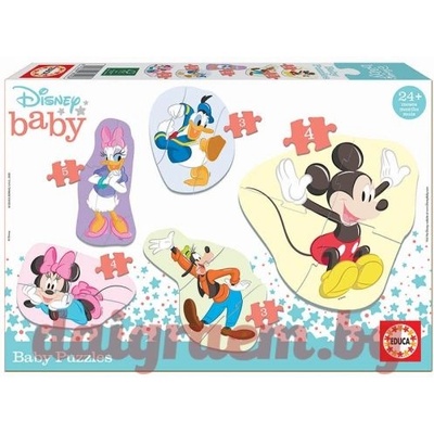 Educa Пъзел EDUCA BABY 18590 - 19 части - Mickey & Friends (EDU18590)