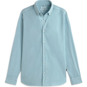 Ecoalf Мъжка риза с копчета Ecoalf Antejo Popelin Shirt - Ocean Blue - размер M (033-2999-0212)