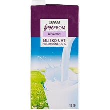 Tesco Free From Mlieko UHT polotučné 1,5% bez laktózy 1 l