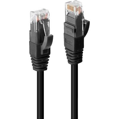 Lindy 45431 RJ45 CAT 6 U/UTP 0,5m černý