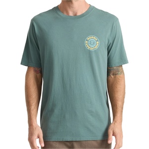 Roark Мъжка тениска Roark Goin Global T-shirt - Slate Green - размер M (216-7595-0212)