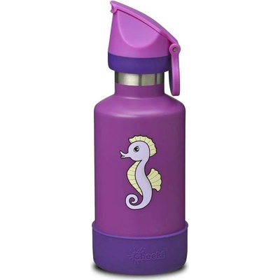 Cheeki Dětská nerezová termoláhev 400 ml morský koník