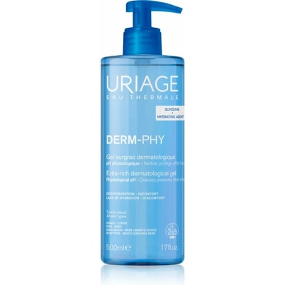 Uriage DERM-PHY Extra Rich Dermatological Gel jemný čisticí gel 500 ml