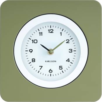 Karlsson New Vintage стенен часовник, тъмнозелен (KA6050GR)